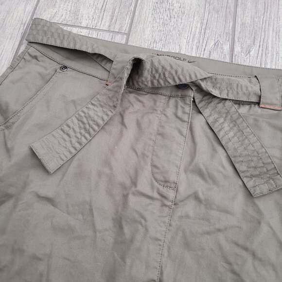 Nike Golf Sport Dri-Fit Olive Green Cargo Skirt Women's Size 10 - Picture 3 of 12